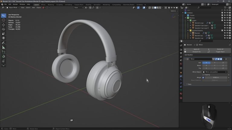 Headphones done with Curves